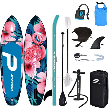 Deska SUP PATHFINDER FLAMINGO BLUE 10'2 - pompowany paddleboard