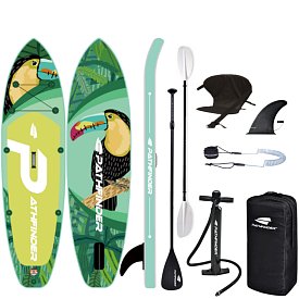 Deska SUP PATHFINDER TOUCAN LEAF 10'2 - pompowany paddleboard