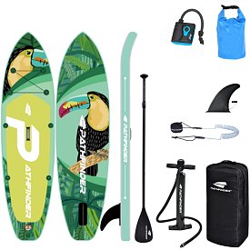 Deska SUP PATHFINDER TOUCAN LEAF 10'2 - pompowany paddleboard