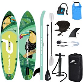 Deska SUP PATHFINDER TOUCAN LEAF 10'2 - pompowany paddleboard