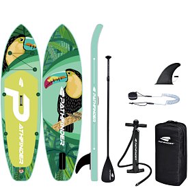 Deska SUP PATHFINDER TOUCAN LEAF 10'2 - pompowany paddleboard