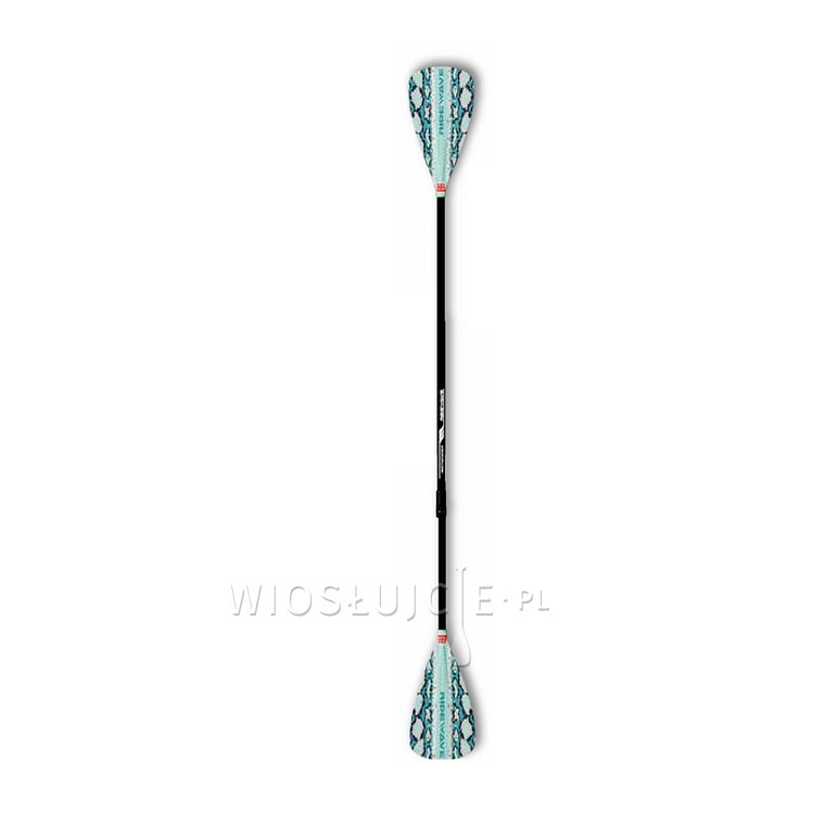 Pádlo RIDEWAVE PYBROCALES COMBO 4-dílné s laminátovýmm shaftem nastavitelné pro paddleboard i kajak