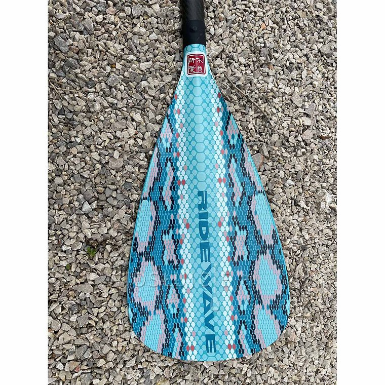 Pádlo RIDEWAVE PYBROCALES COMBO 4-dílné s laminátovýmm shaftem nastavitelné pro paddleboard i kajak