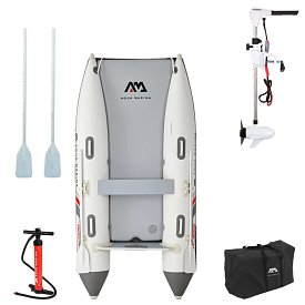 Ponton AQUA MARINA Aircat 3,35m BT-AC335 - pompowany katamaran podłoga Air Deck