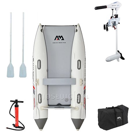 Ponton AQUA MARINA Aircat 3,35m BT-AC335 - pompowany katamaran podłoga Air Deck