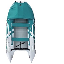 Ponton GLADIATOR ACTIVE C370AL sea green white - pompowana łódź z aluminiową podłogą
