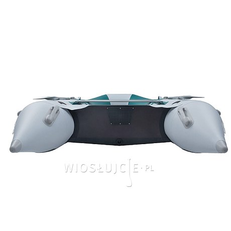 Ponton GLADIATOR CLASSIC B370AL sea green white - pompowana łódź z aluminiową podłogą