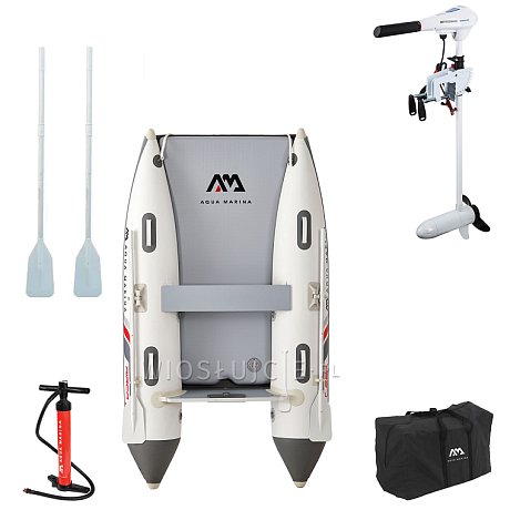 Pompowany ponton AQUA MARINA AIRCAT 2,85m DWF Air Deck - pompowany katamaran