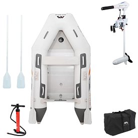 Ponton AQUA MARINA DeLuxe 3,3 AL - pompowana łódź z aluminiową podłogą