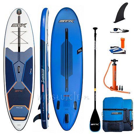 Deska SUP STX Freeride 11'6" x 32" Blue Orange - pompowana deska SUP