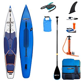 Deska SUP STX Touring Performance 11'6 x 27 Blue Orange - pompowany paddleboard