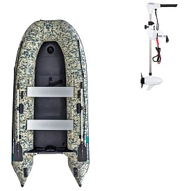 Ponton GLADIATOR CLASSIC B330AD Camo Digital - pompowana łódź z pompowaną podłogą