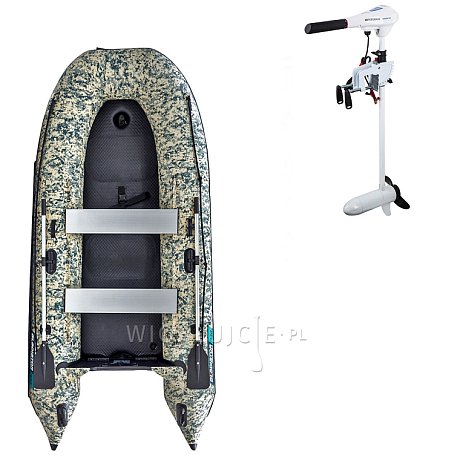 Ponton GLADIATOR CLASSIC B330AD Camo Digital - pompowana łódź z pompowaną podłogą