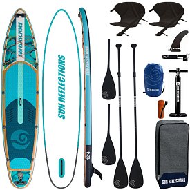 Deska SUP SUN REFLECTIONS MULTI 12'4'' MINICOMBO OCEAN MIRAGE - pompowany paddleboard