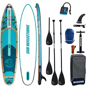 Deska SUP SUN REFLECTIONS MULTI 12'4'' MINICOMBO OCEAN MIRAGE - pompowany paddleboard