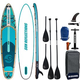 Deska SUP SUN REFLECTIONS MULTI 12'4'' MINICOMBO OCEAN MIRAGE - pompowany paddleboard