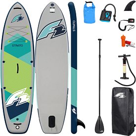 Deska SUP F2 STRATO 10'5 GREEN - pompowany paddleboard