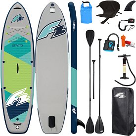 Deska SUP F2 STRATO 10'5 GREEN - pompowany paddleboard