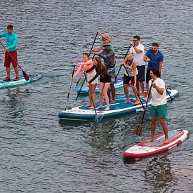 Deska SUP RIDEWAVE Conqueror C-14 - pompowany paddleboard dla całej drużyny