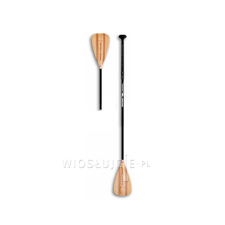 COMBO Pádlo RIDEWAVE KUN BAMBOO COMBO 4-dílné nastavitelné pro paddleboard i kajak