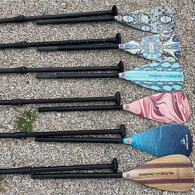 Wiosło RIDEWAVE KUN BAMBOO COMBO 4-częściowe typu COMBO SUP i kajak