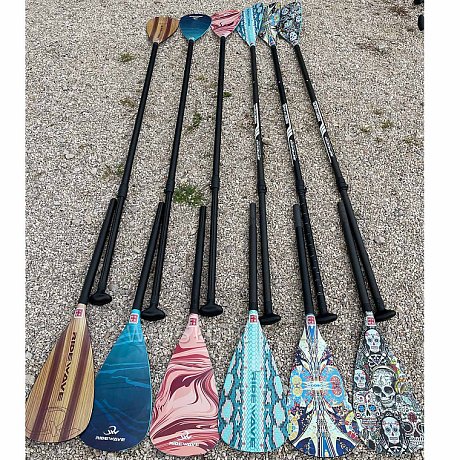 Wiosło RIDEWAVE KUN BAMBOO COMBO 4-częściowe typu COMBO SUP i kajak