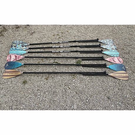 Wiosło RIDEWAVE KUN BAMBOO COMBO 4-częściowe typu COMBO SUP i kajak