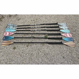 Wiosło RIDEWAVE KUN BAMBOO COMBO 4-częściowe typu COMBO SUP i kajak