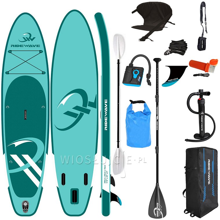 Deska SUP RIDEWAVE Allround 11'6'' - pompowany paddleboard
