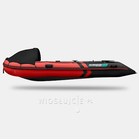 Ponton GLADIATOR ACTIVE C420AL red black - pompowana łódź z aluminiową podłogą