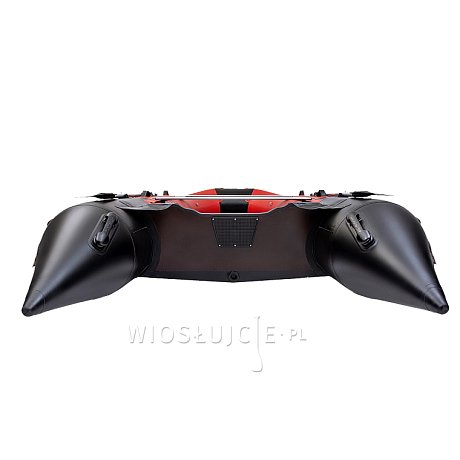 Ponton GLADIATOR ACTIVE C420AL red black - pompowana łódź z aluminiową podłogą