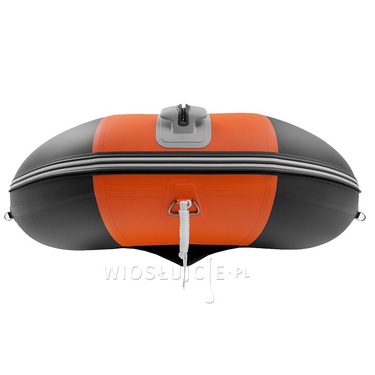 Člun GLADIATOR ACTIVE C420AL orange dark grey - nafukovací člun s hliníkovou podlahou