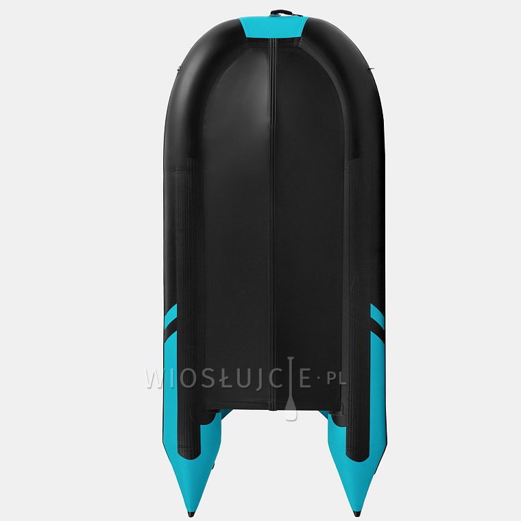 Člun GLADIATOR ACTIVE C420AL black turquoise - nafukovací člun s hliníkovou podlahou