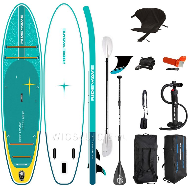 Deska SUP RIDEWAVE Romantic 12' - pompowany paddleboard
