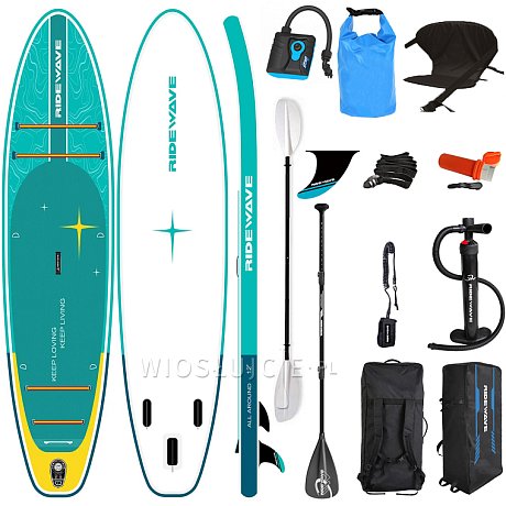 Deska SUP RIDEWAVE Romantic 12' - pompowany paddleboard