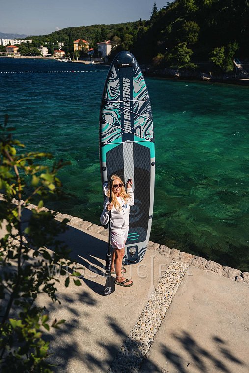 Deska SUP SUN REFLECTIONS XXL 11'6'' COMBO Forest Gray - pompowany paddleboard