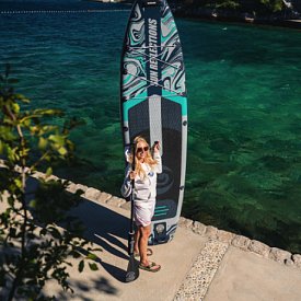 Deska SUP SUN REFLECTIONS XXL 11'6'' COMBO Forest Gray - pompowany paddleboard