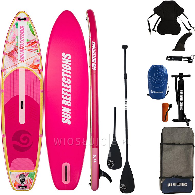 Deska SUP SUN REFLECTIONS XXL 11'6'' COMBO Soft blush - pompowany paddleboard