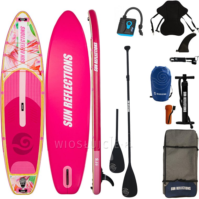 Deska SUP SUN REFLECTIONS XXL 11'6'' COMBO Soft blush - pompowany paddleboard