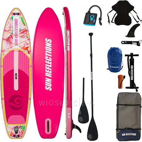 Deska SUP SUN REFLECTIONS XXL 11'6'' COMBO Soft blush - pompowany paddleboard