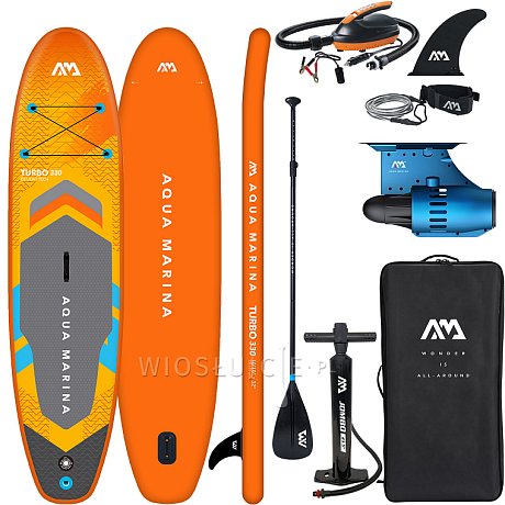 Deska SUP AQUA MARINA AM GO TURBO 330 10'10" z silnikiem Blue Drive - ELEKTRYCZNY SUP