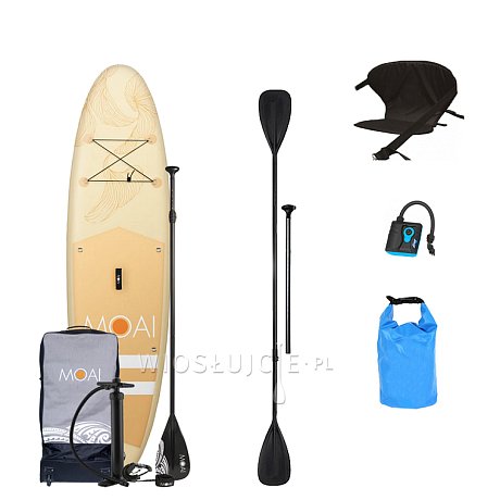 Deska SUP MOAI Beach Vibes 10'8 Sand - pompowany paddleboard