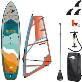 Zestaw WindSUP F2 Glide WS 11'7'' PETROL + pędnik STX PowerKid - pompowany paddleboard