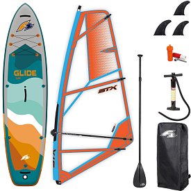 Zestaw WindSUP F2 Glide WS 11'7'' PETROL + pędnik STX PowerKid - pompowany paddleboard