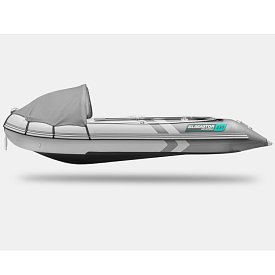 Ponton GLADIATOR ACTIVE C330AL light dark grey - pompowana łódź z aluminiową podłogą