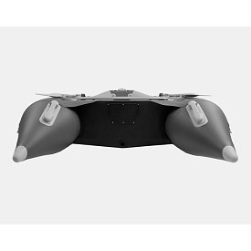 Ponton GLADIATOR ACTIVE C330AL light dark grey - pompowana łódź z aluminiową podłogą