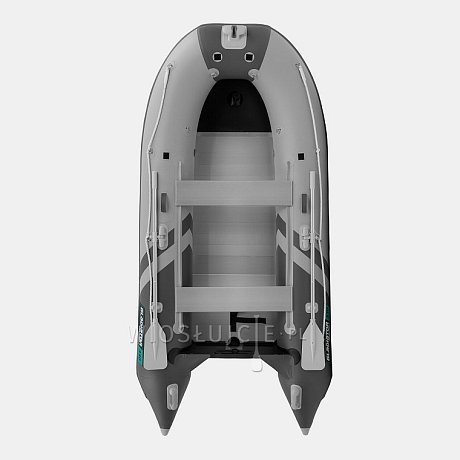 Ponton GLADIATOR ACTIVE C330AL light dark grey - pompowana łódź z aluminiową podłogą