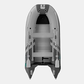 Ponton GLADIATOR ACTIVE C330AL light dark grey - pompowana łódź z aluminiową podłogą