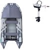 Ponton GLADIATOR ACTIVE C330AL light dark grey - pompowana łódź z aluminiową podłogą