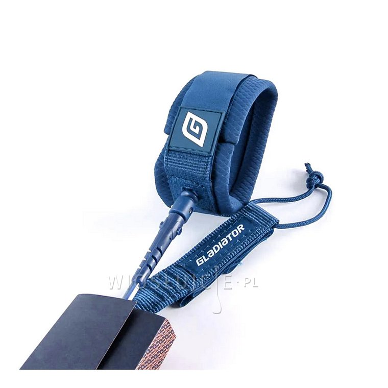 Leash GLADIATOR PRO coil black - pojistný řemínek pro paddleboardy